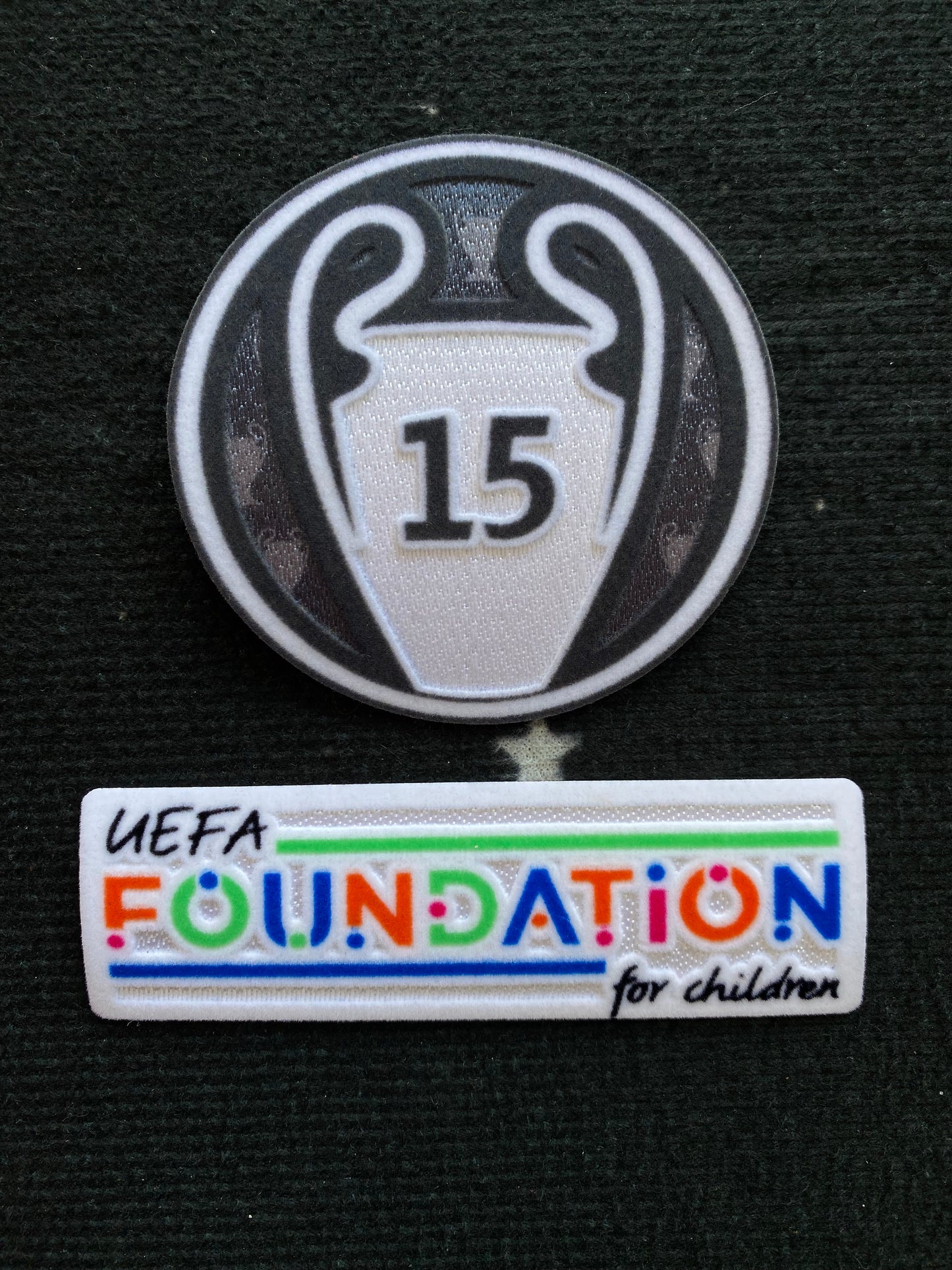 Parches Importados Afelpados Champions 15 Real Madrid