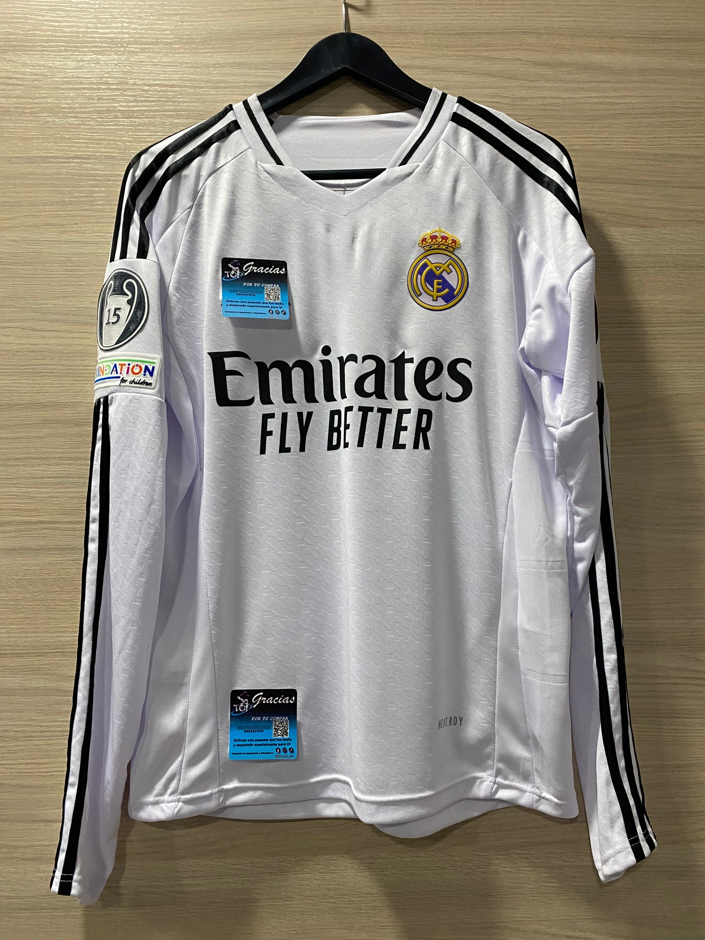 Real Madrid manga larga Primera Equipación